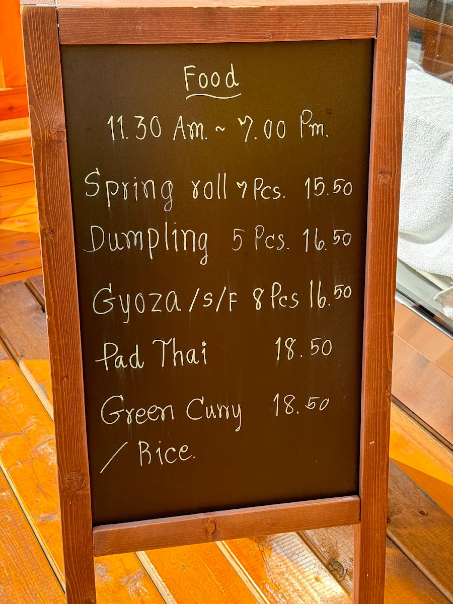 Menu, Suttima Thai Kitchen