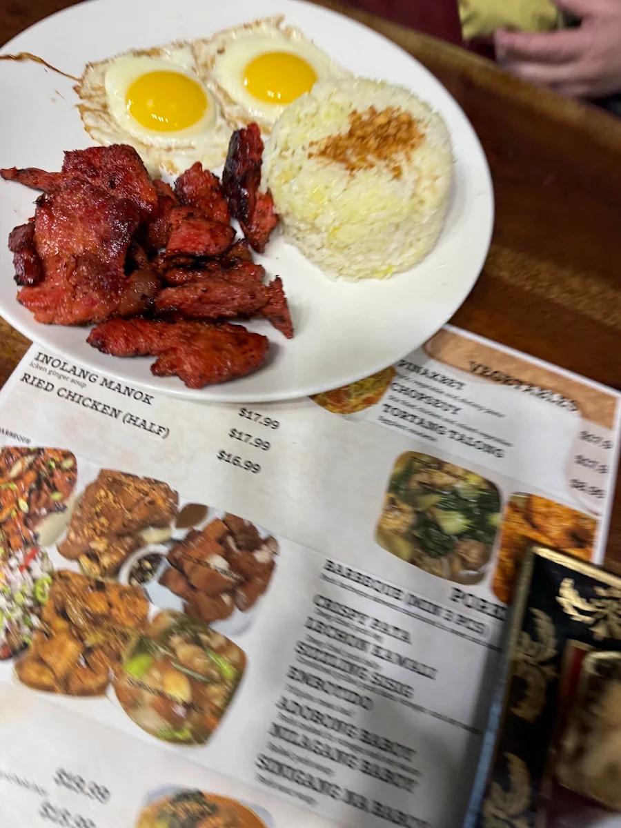 Menu, Tapsilog Filipino Cuisine