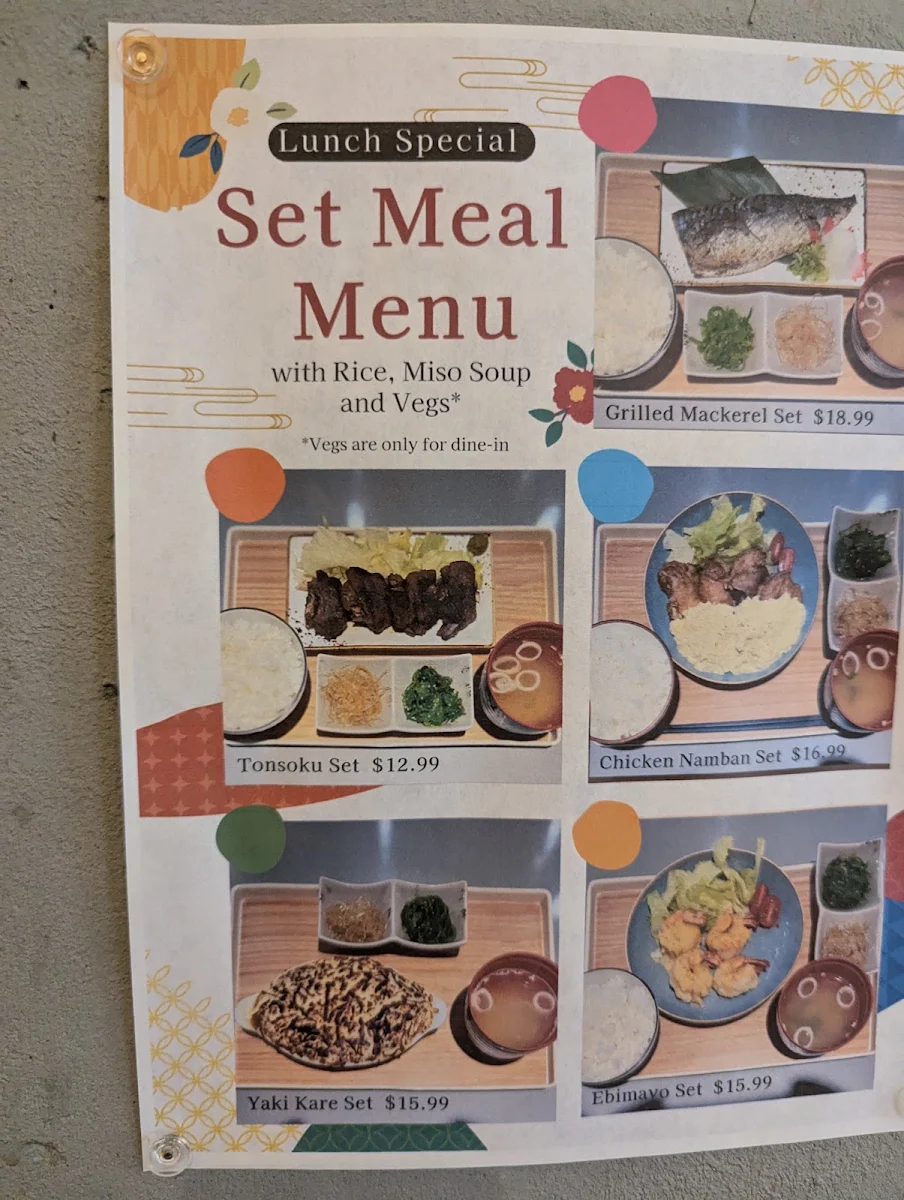 Menu, KYUSHU Yakitori Izakaya