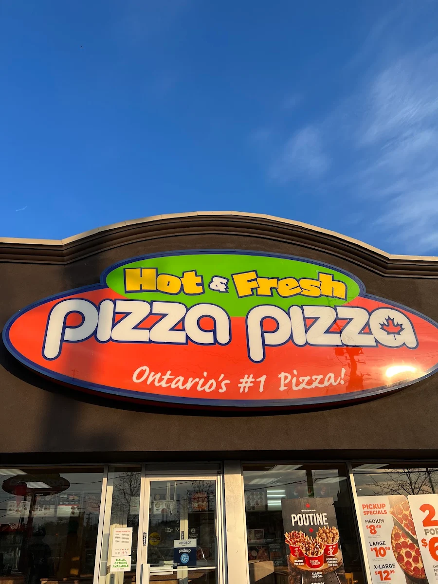 Menu, Pizza Pizza