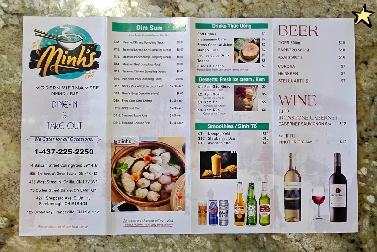 Menu photo 1