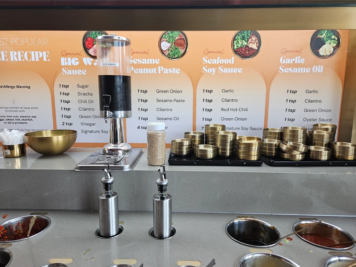Menu, Big Way Hot Pot (Lougheed)