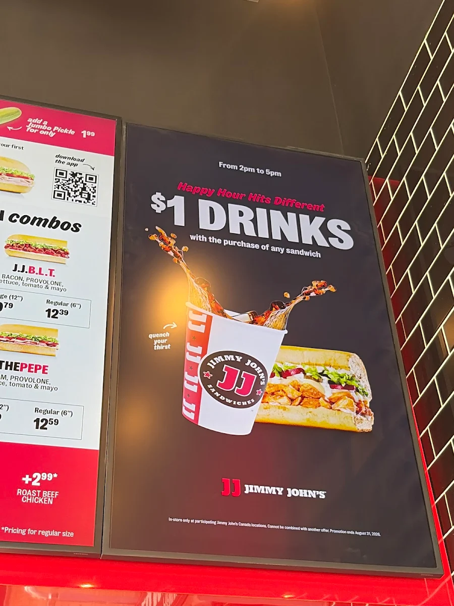 Menu, Jimmy John's