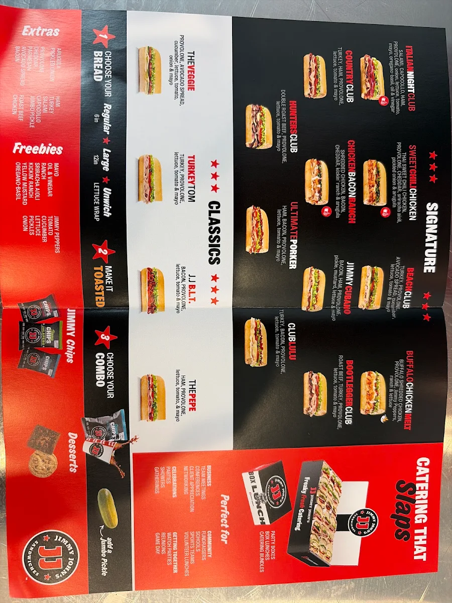 Menu, Jimmy John's