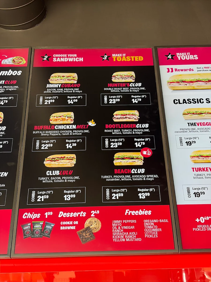 Menu, Jimmy John's