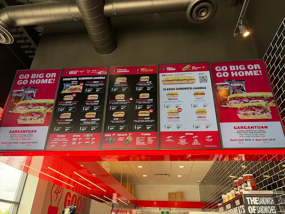 Menu, Jimmy John's