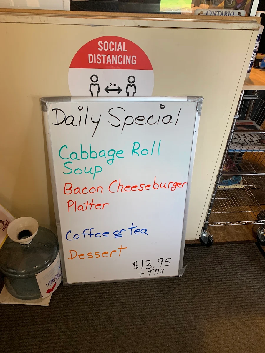 Menu, Mama Sue's Diner Inc