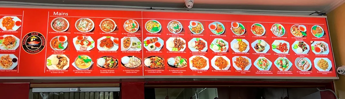 Menu, Saigon Gate Cuisine