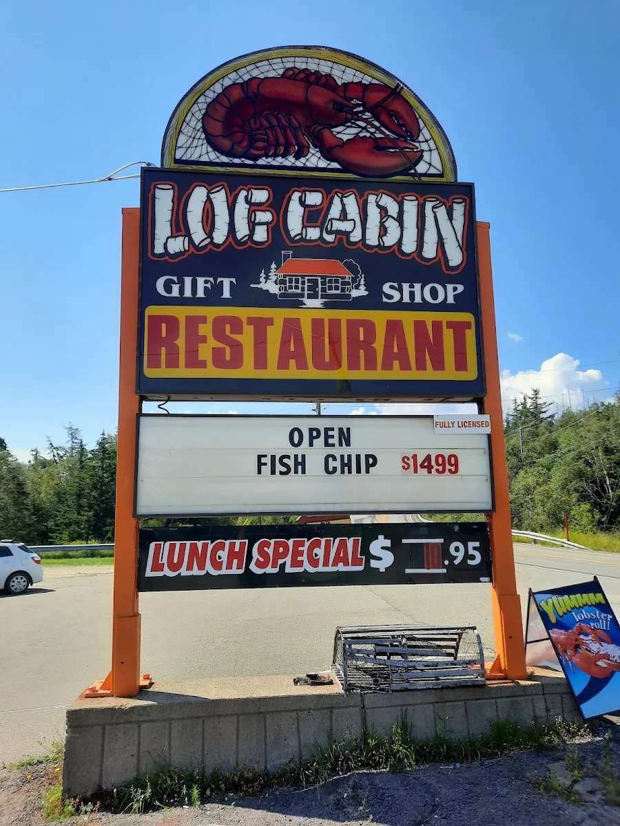 Menu, Log Cabin