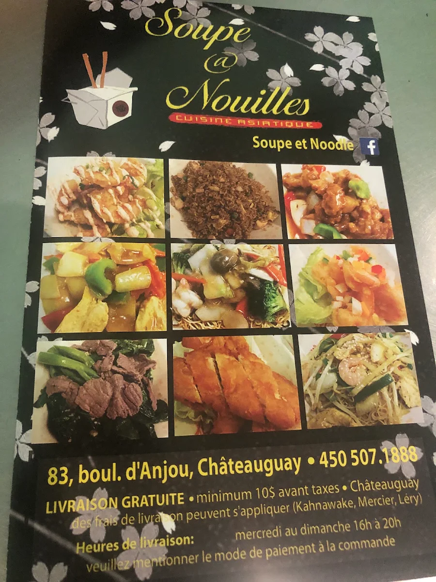 Menu, Soupe Et Noodle