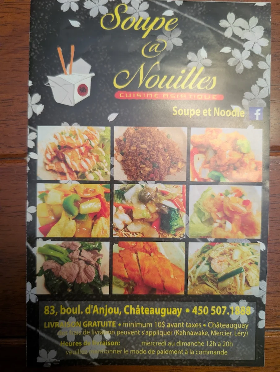 Menu, Soupe Et Noodle