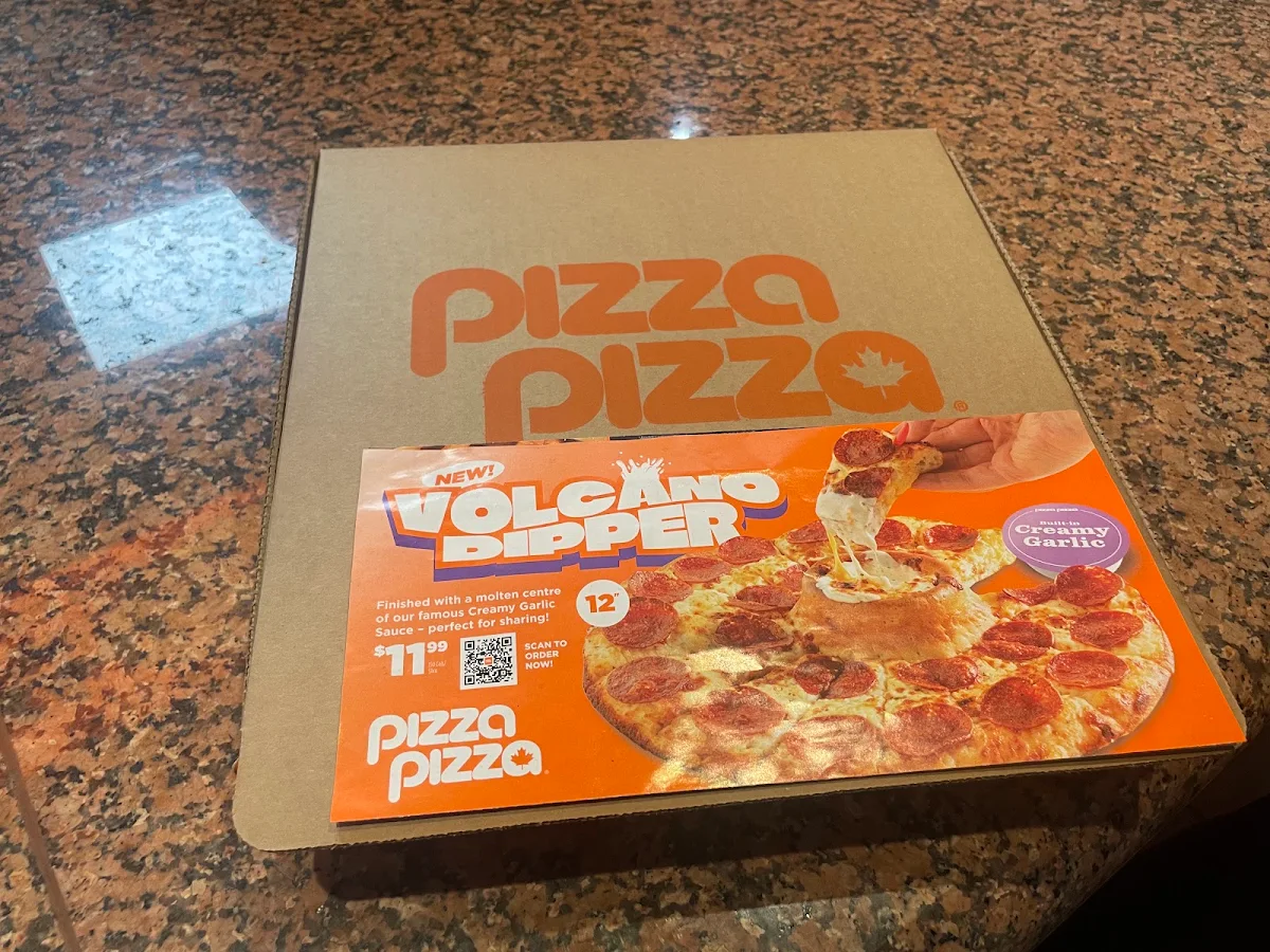 Menu, Pizza Pizza
