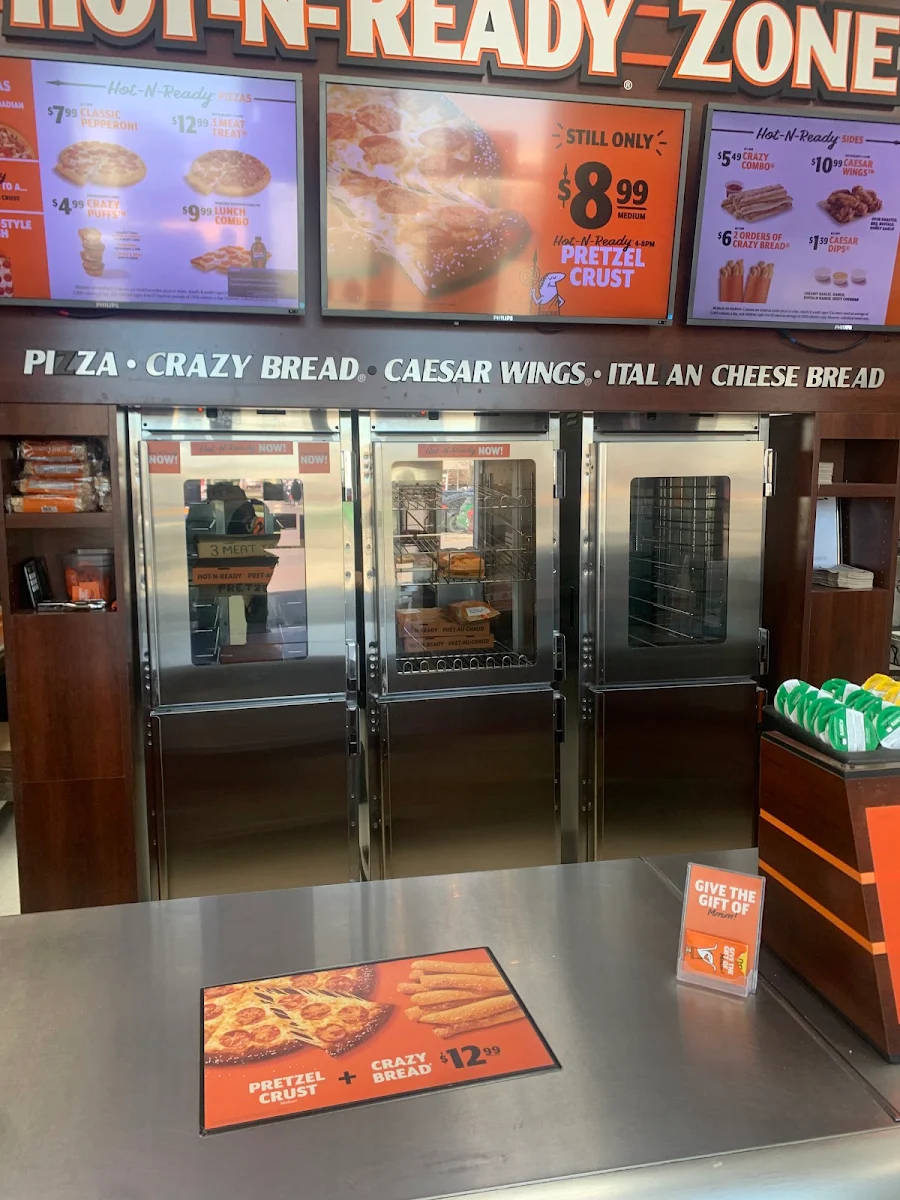 Menu, Little Caesars Pizza