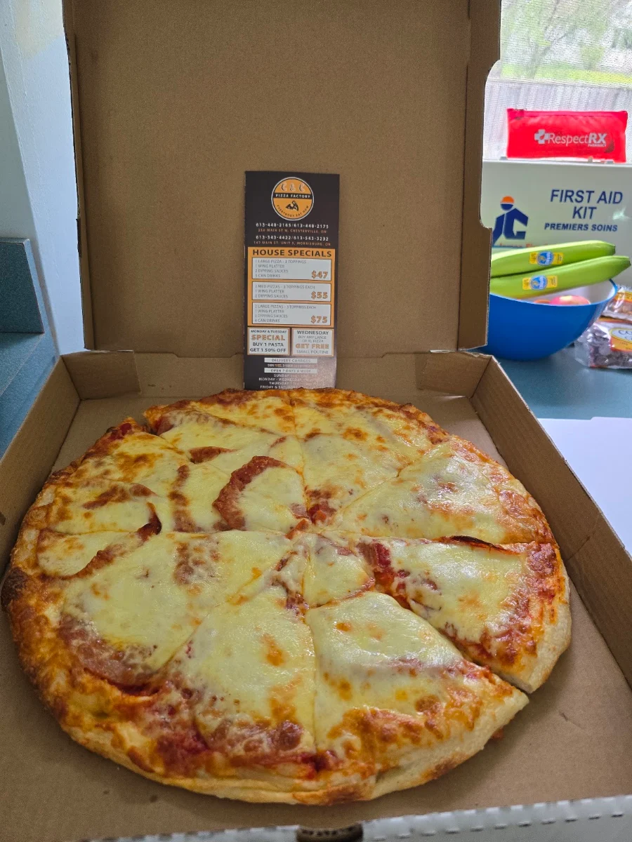 Menu, C & C PIZZA FACTORY