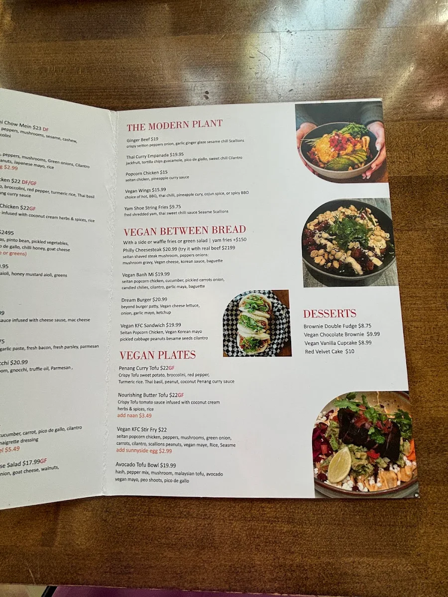 Menu, The Street Eatery