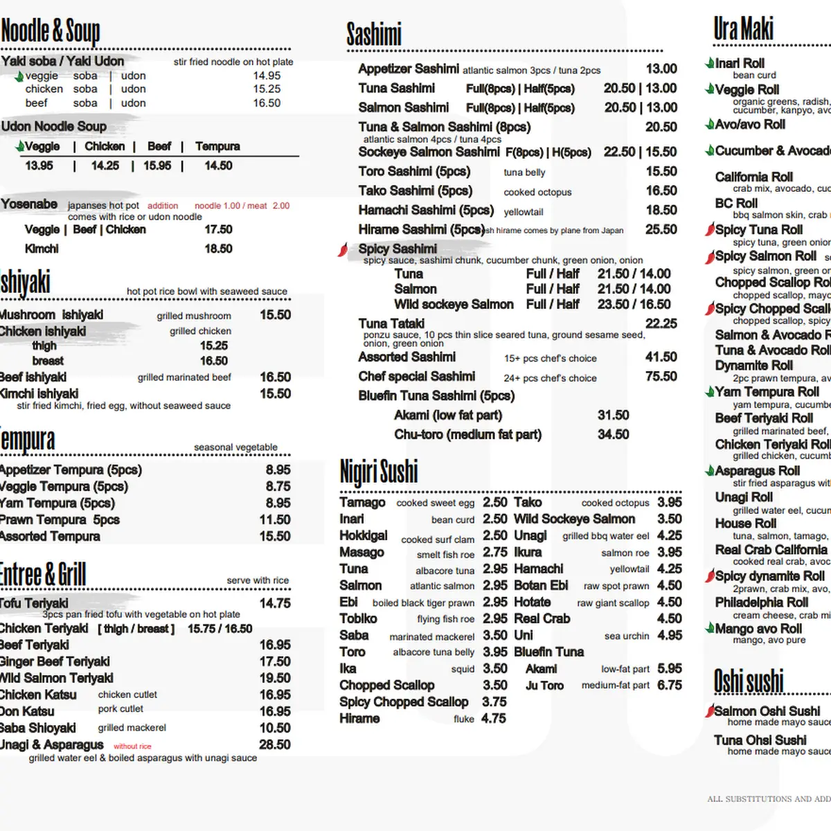 Menu photo 1