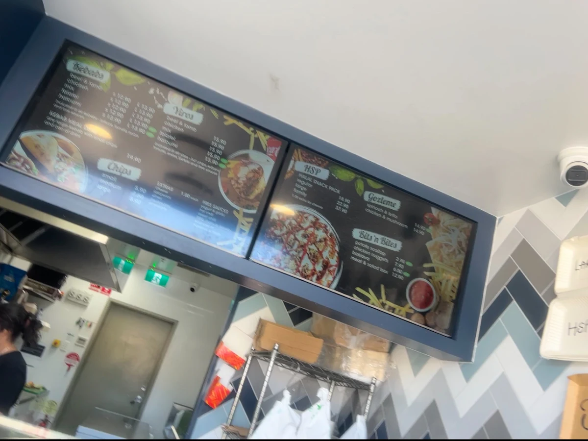 Menu, Birkdale kebabs