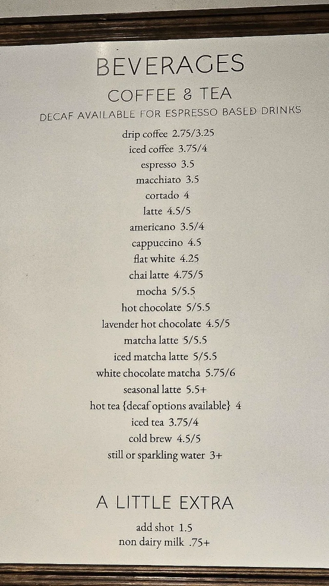 Menu, maman