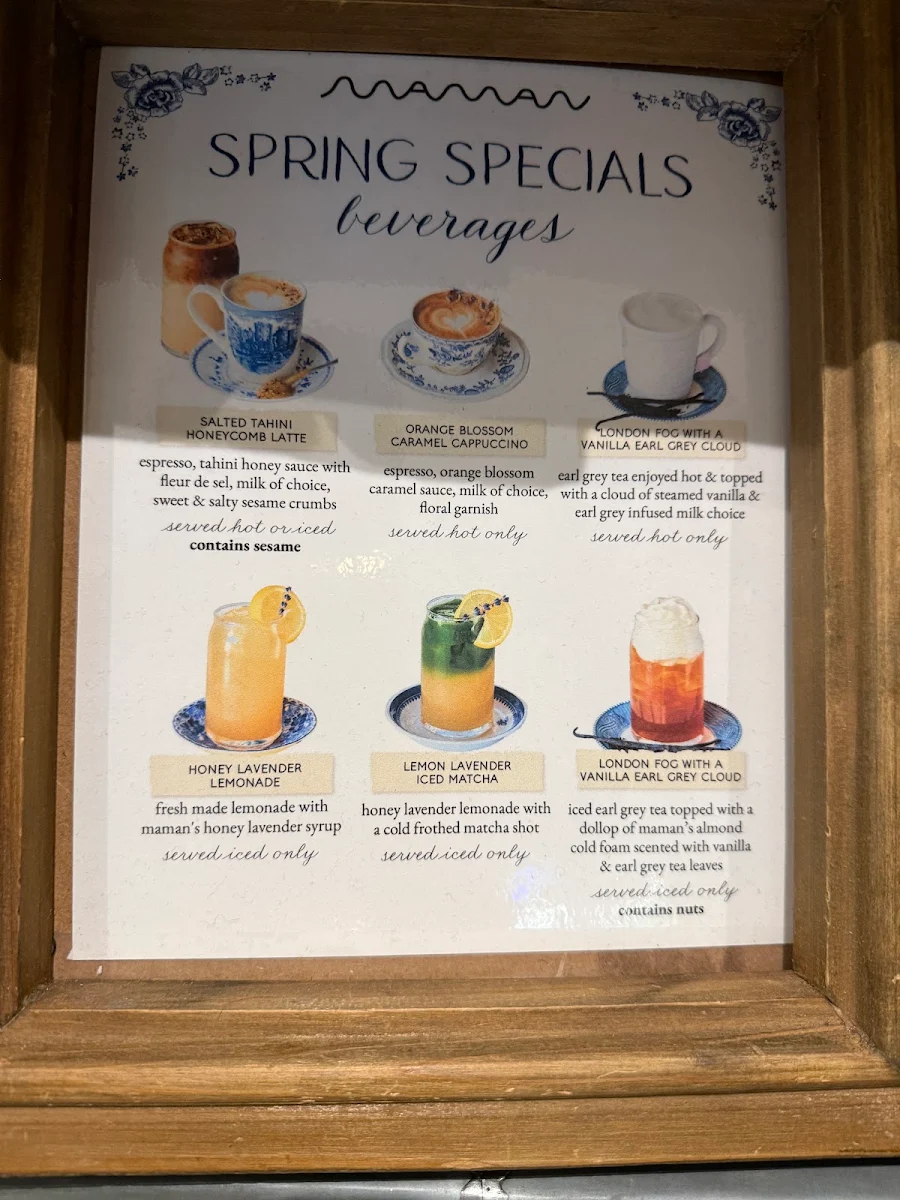 Menu, maman