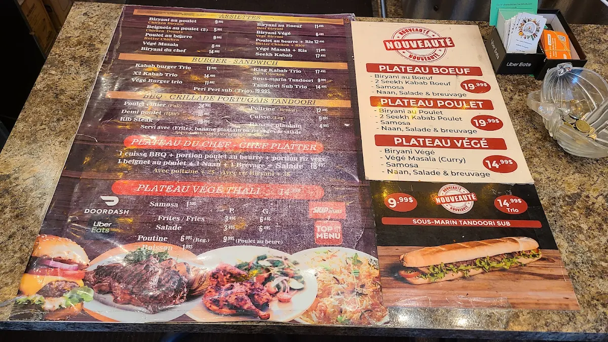 Menu, Biryani & Co | Restaurant & rotisserie halal, pakistanais et indien à Montréal, Cartierville