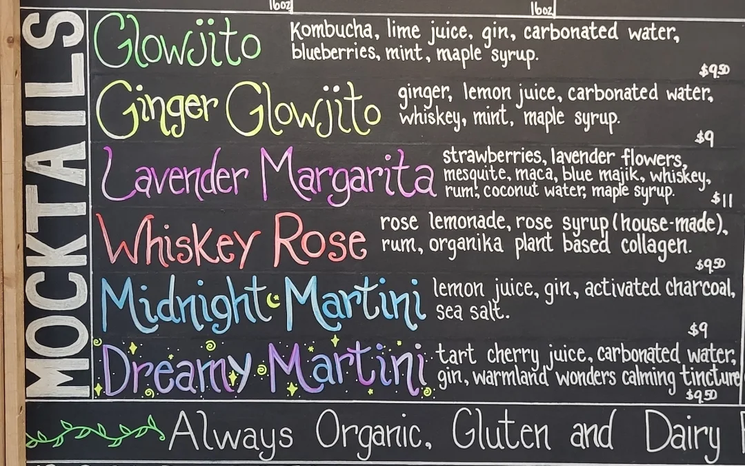 Menu, The Glow Effect