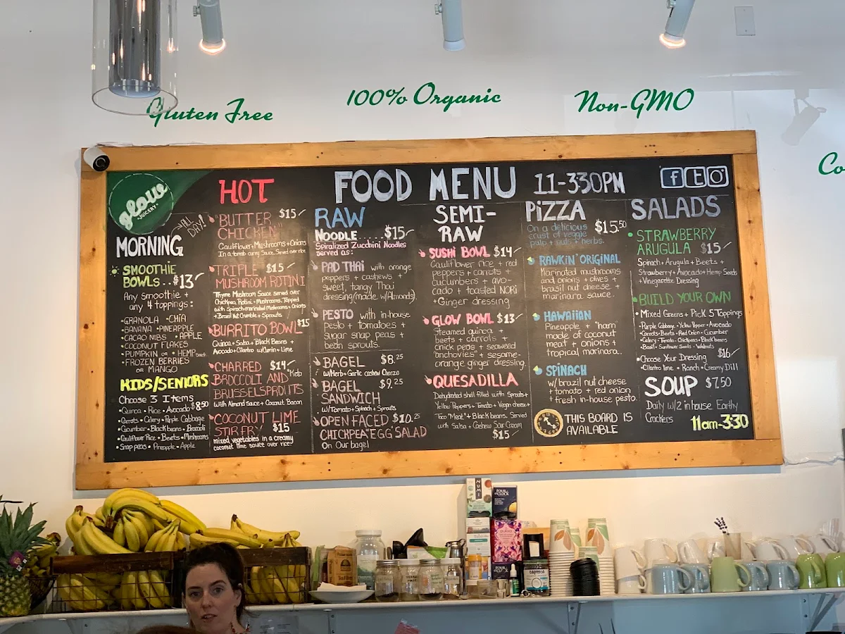 Menu, The Glow Effect