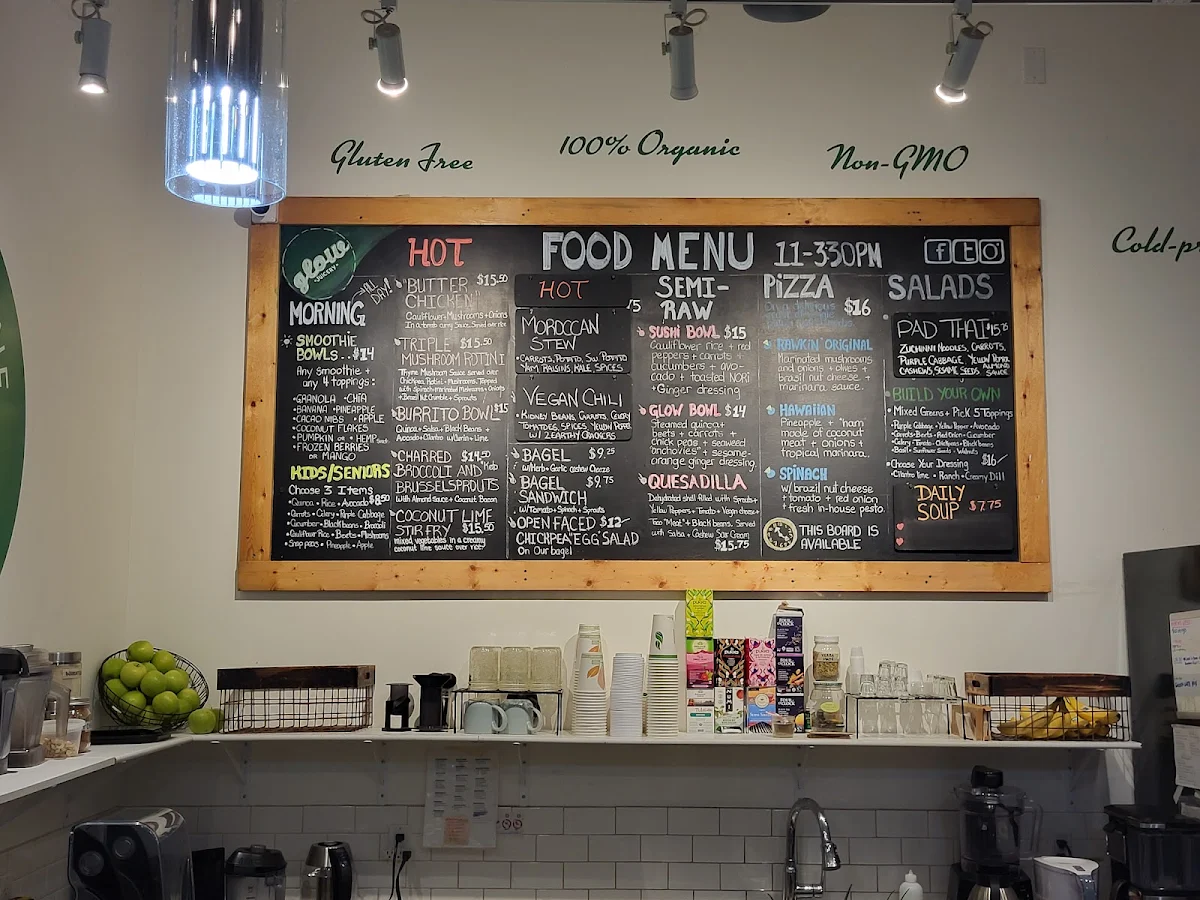Menu, The Glow Effect