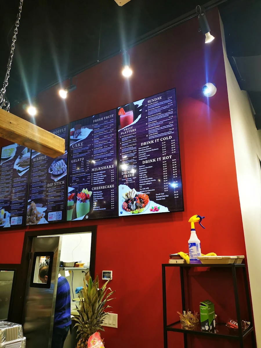 Menu, Melt n dip