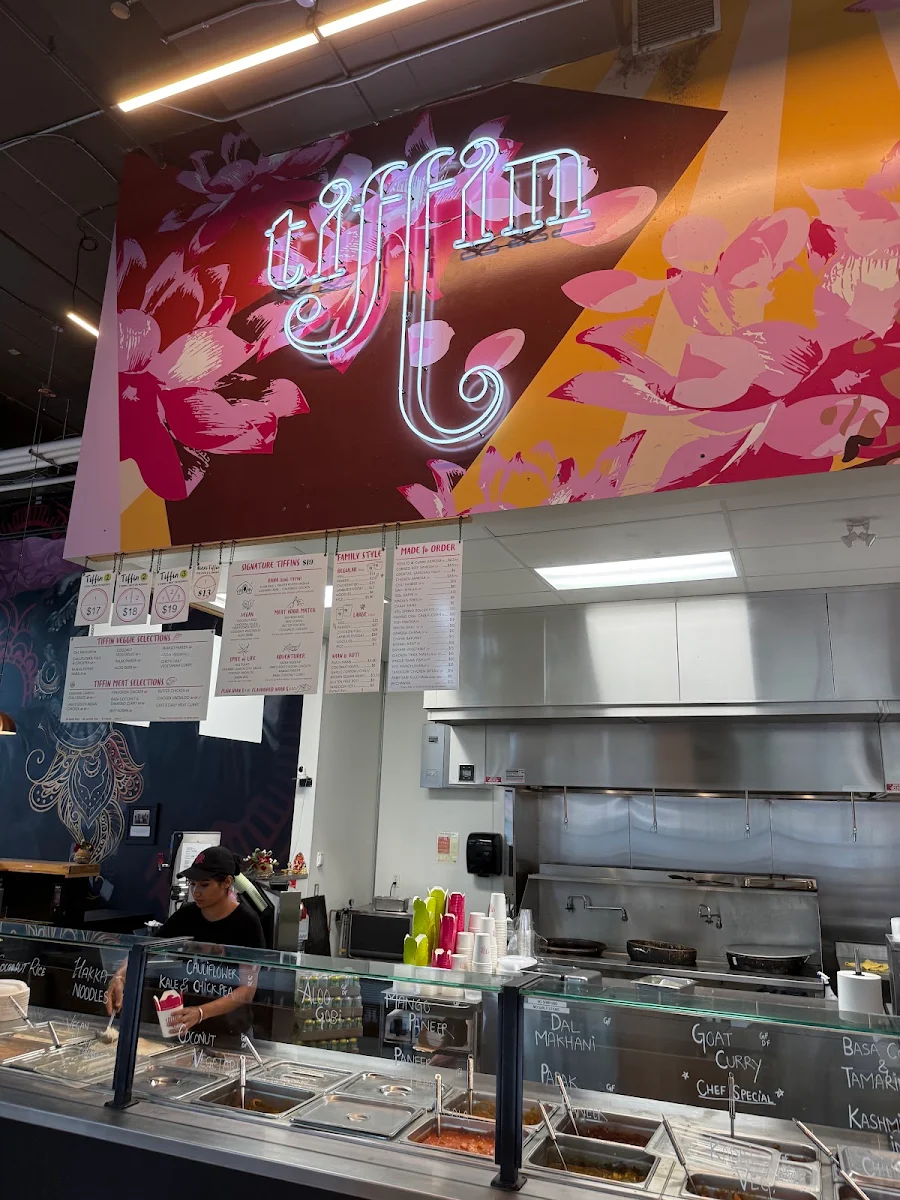 Menu, Tiffin India's Fresh Kitchen