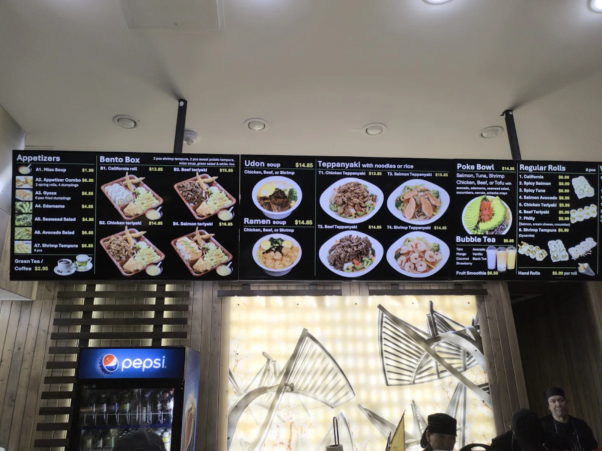 Menu, Netsui Sushi & Japanese Grill