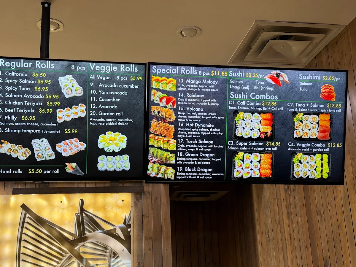 Menu, Netsui Sushi & Japanese Grill