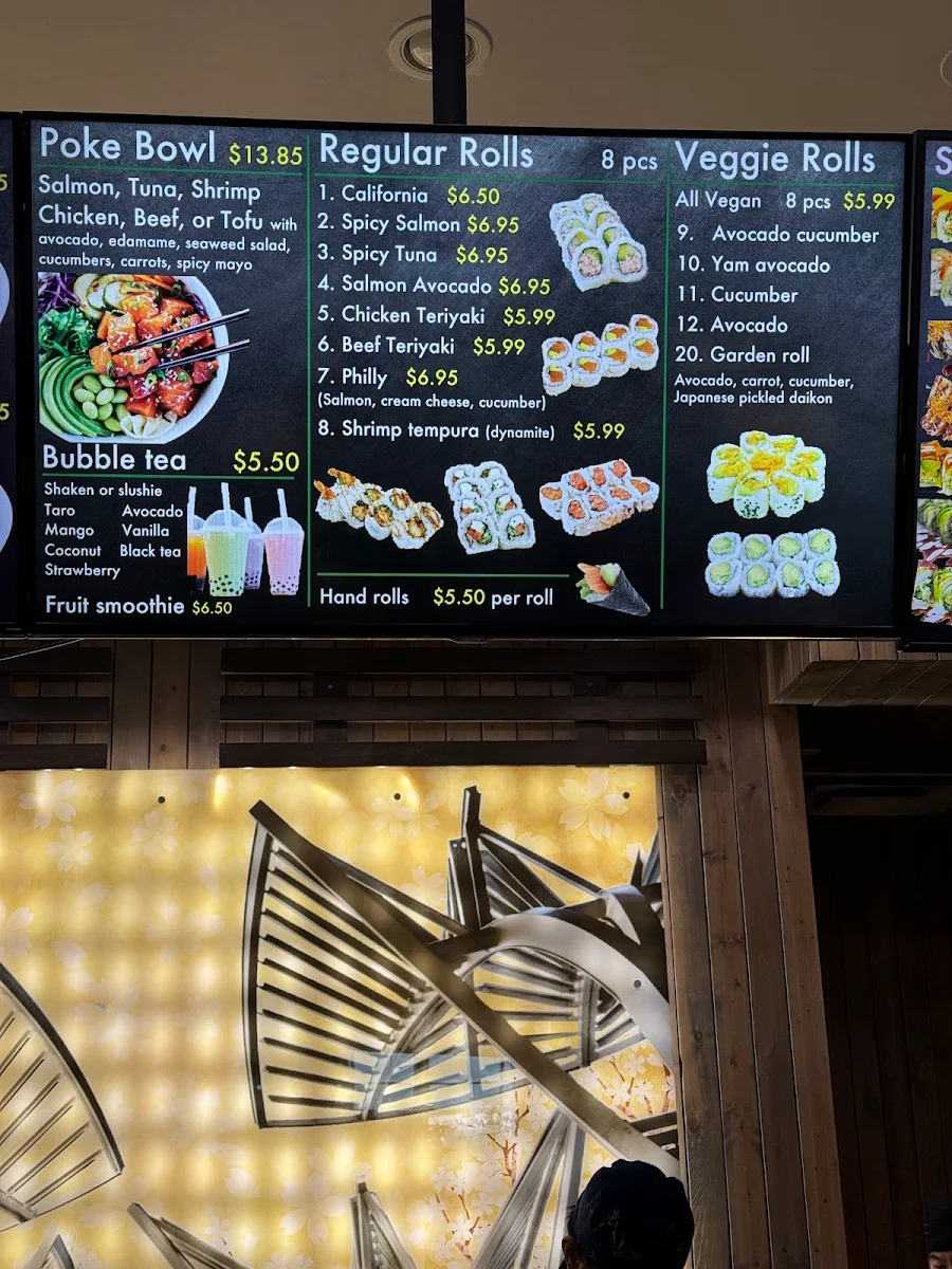 Menu, Netsui Sushi & Japanese Grill