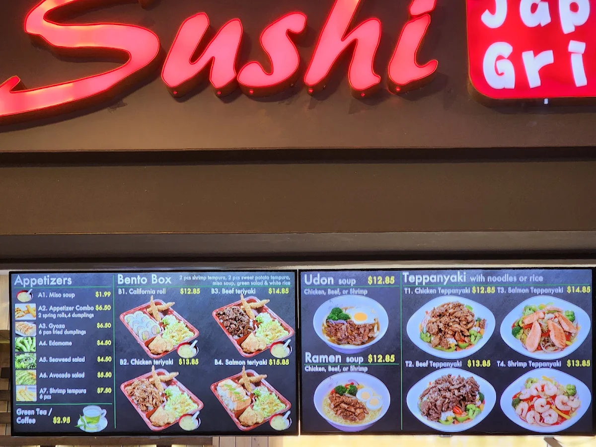Menu, Netsui Sushi & Japanese Grill