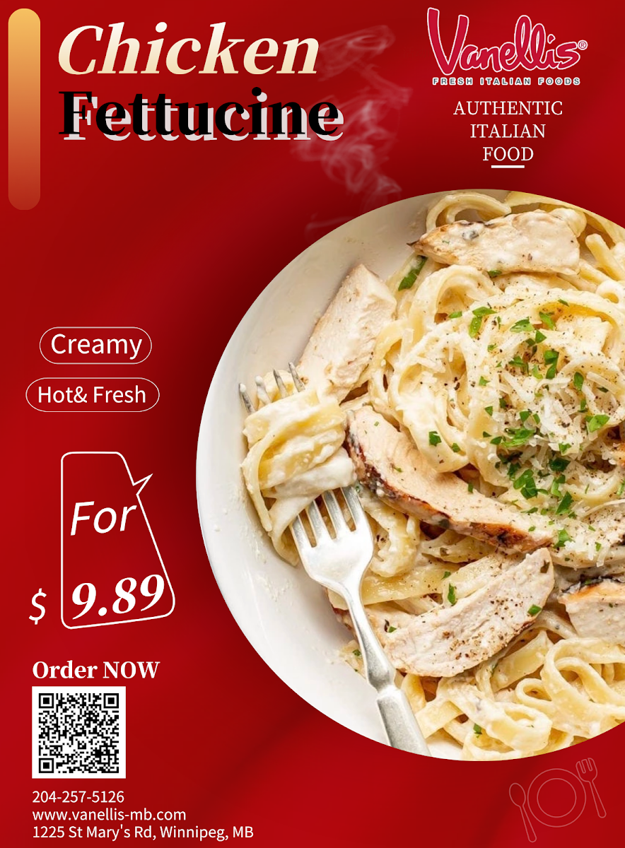 Menu, Vanellis