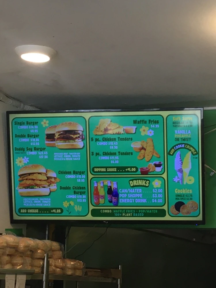 Menu, Soy Boys