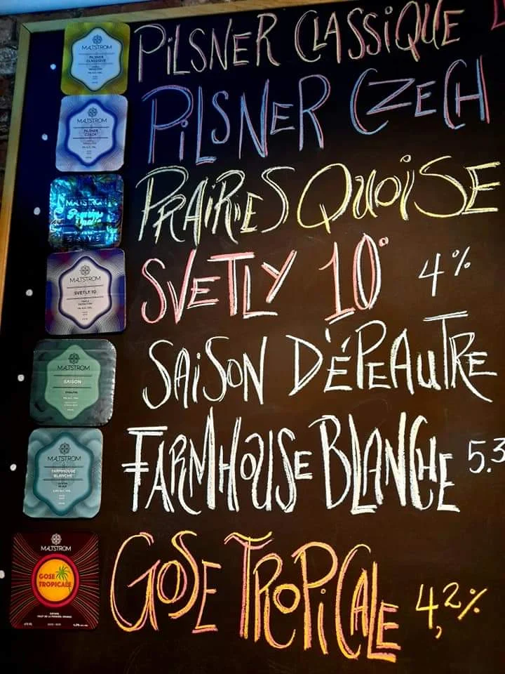 Menu, Maltstrom - Microbrasserie