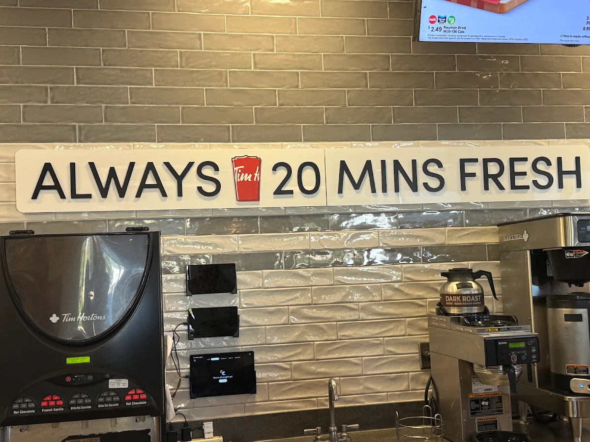 Menu, Tim Hortons