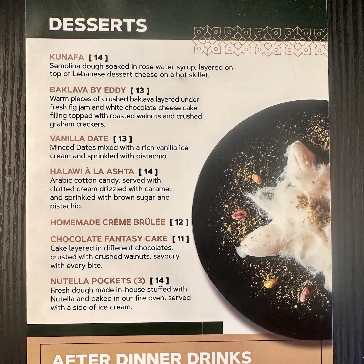 Menu, Tabouli by Eddy's