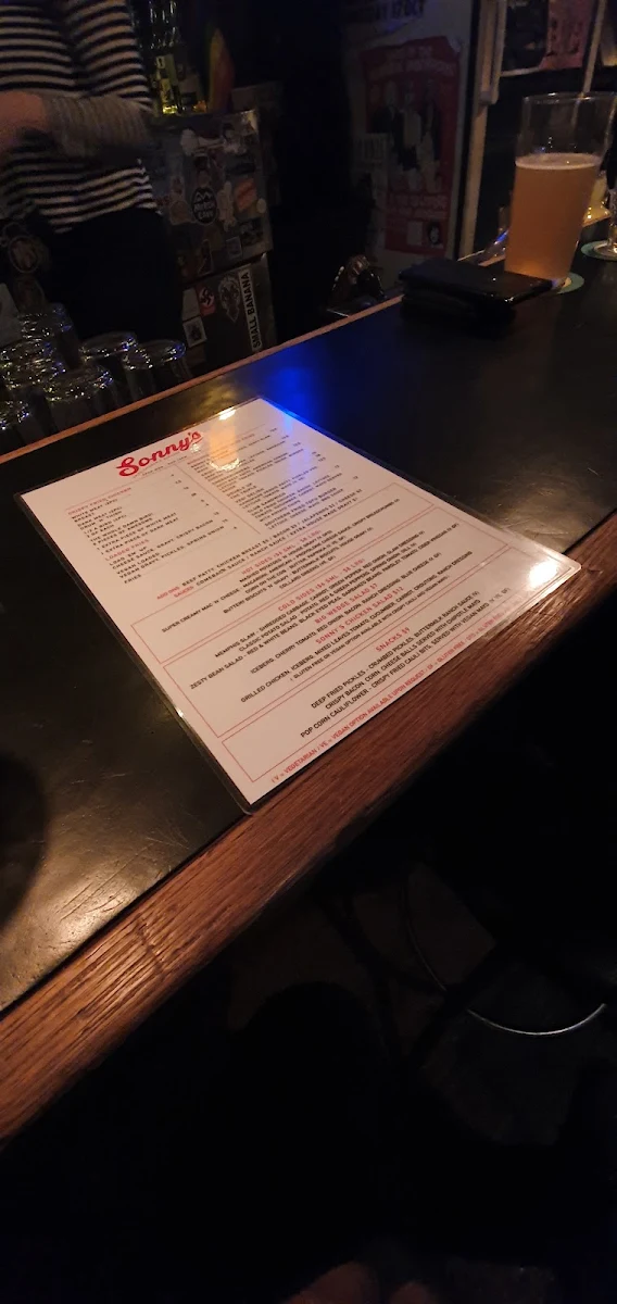 Menu, THE CURTIN (John Curtin hotel)