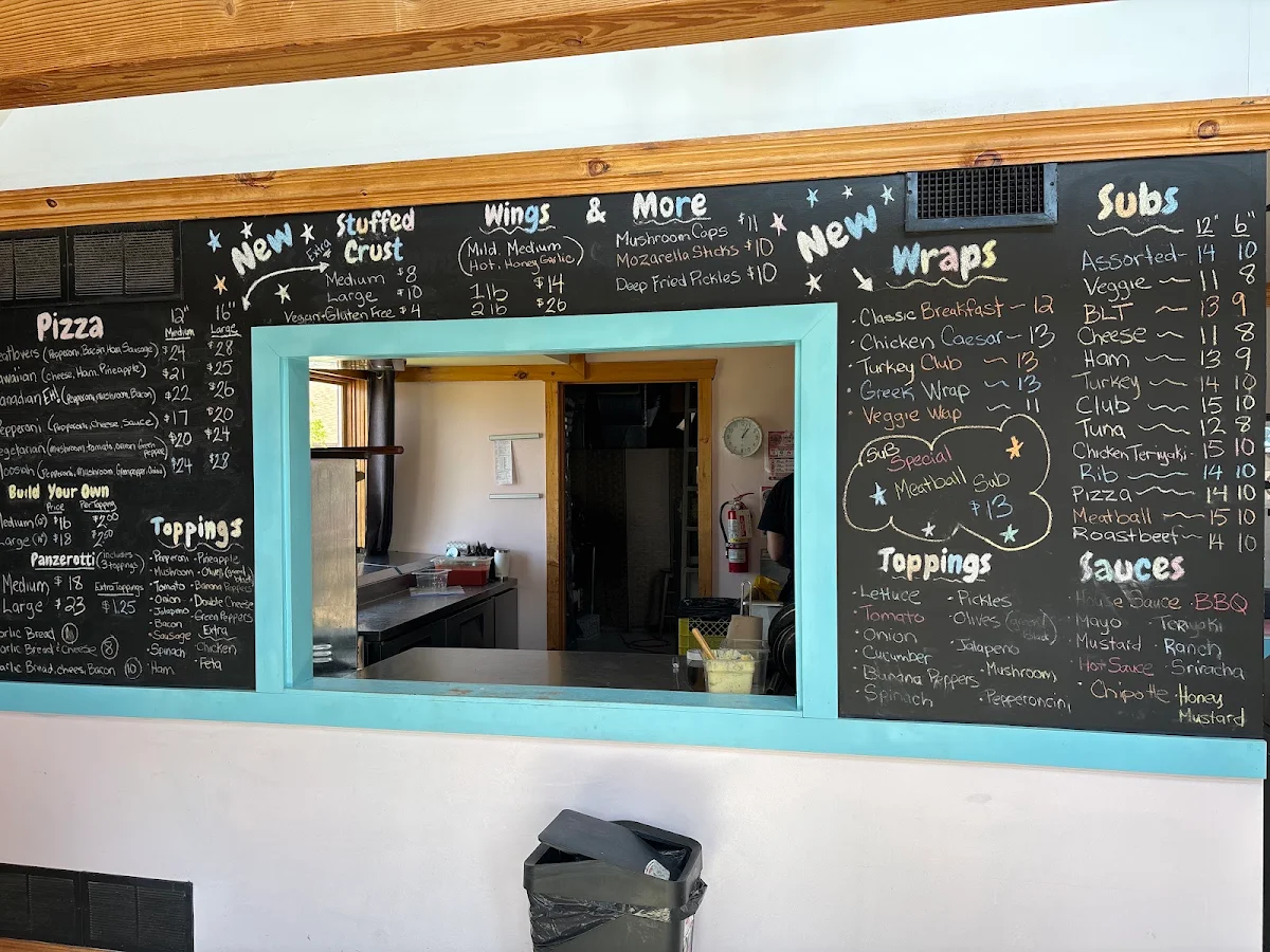 Menu, South River Scoops 'N' More