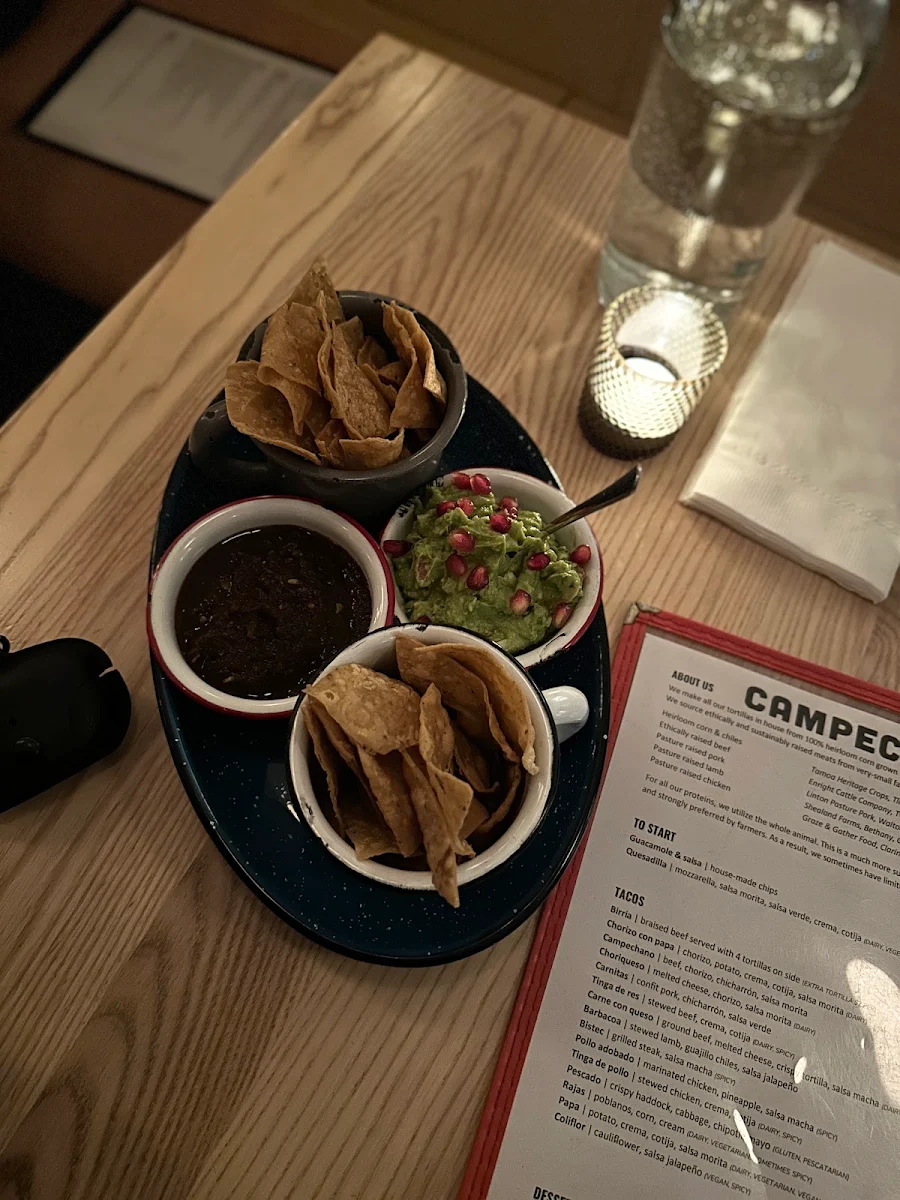 Menu, Campechano College