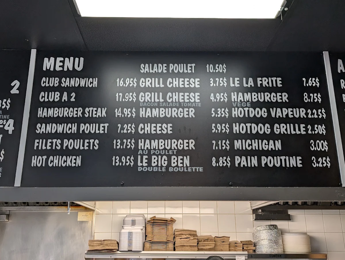 Menu, Frites2