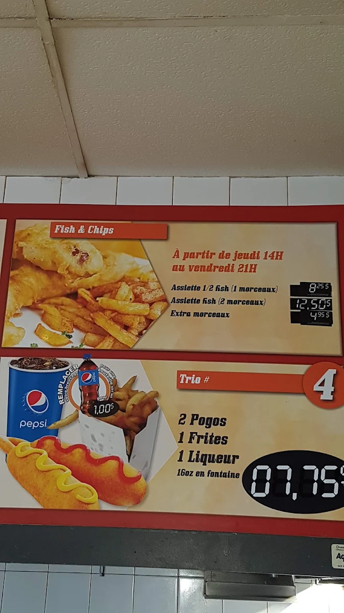 Menu, Frites2
