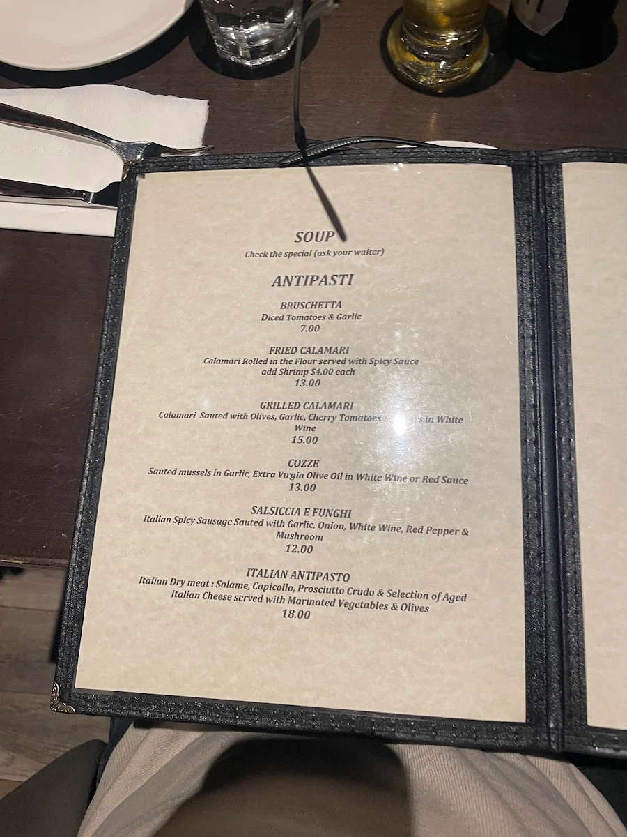 Menu, Locanda