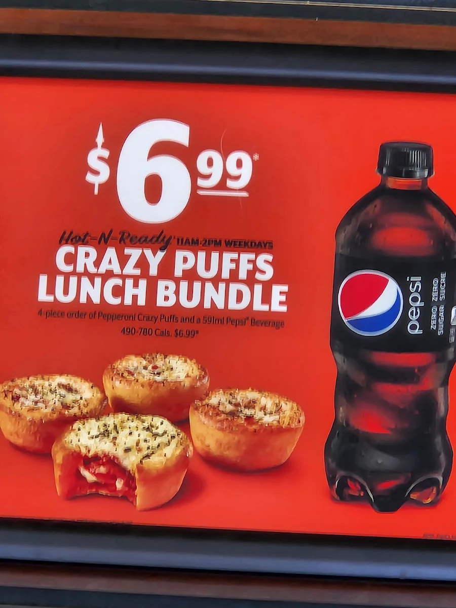 Menu, Little Caesars Pizza
