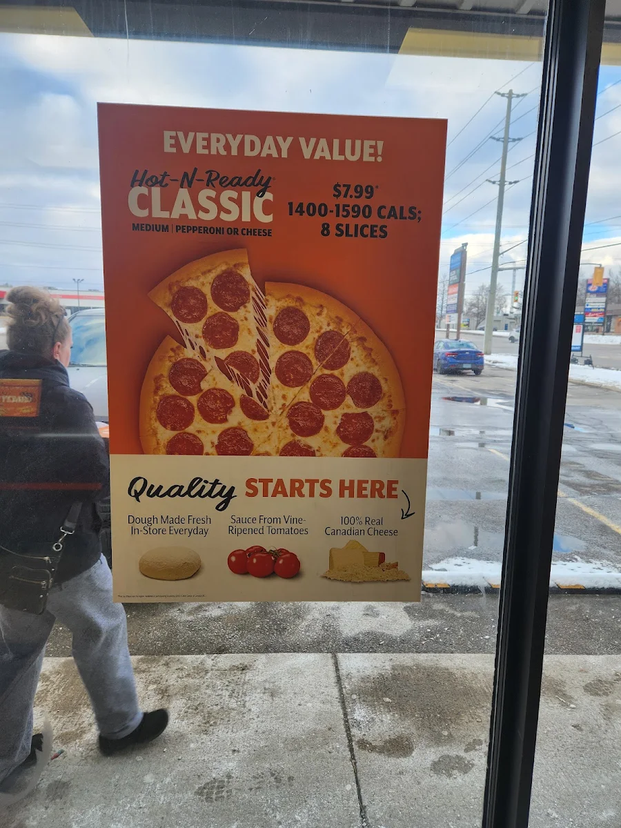 Menu, Little Caesars Pizza