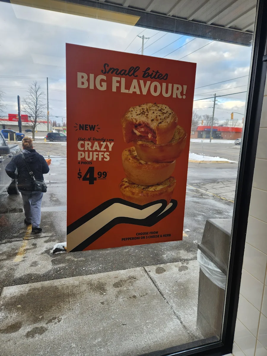 Menu, Little Caesars Pizza