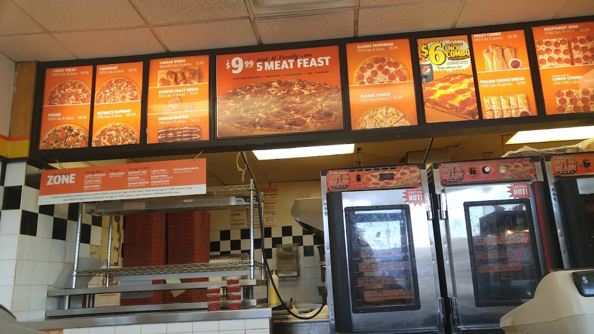 Menu, Little Caesars Pizza