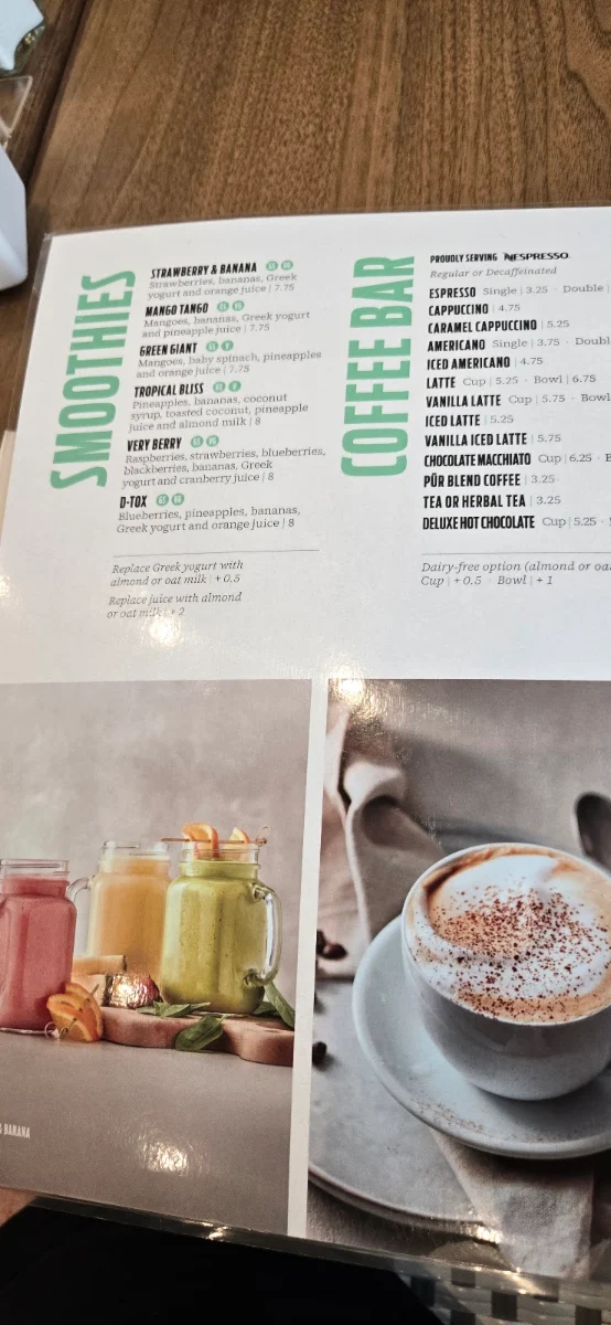 Menu, Pür & Simple