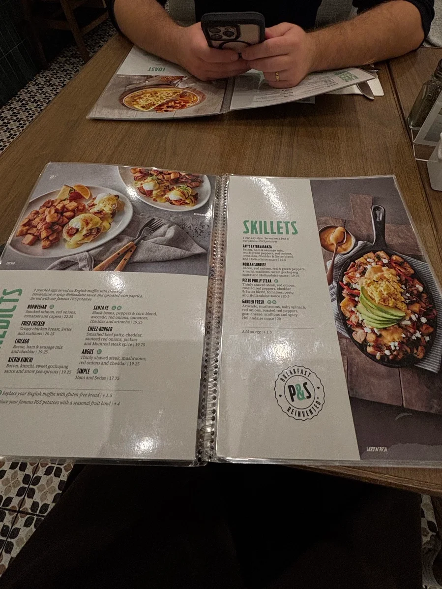 Menu, Pür & Simple